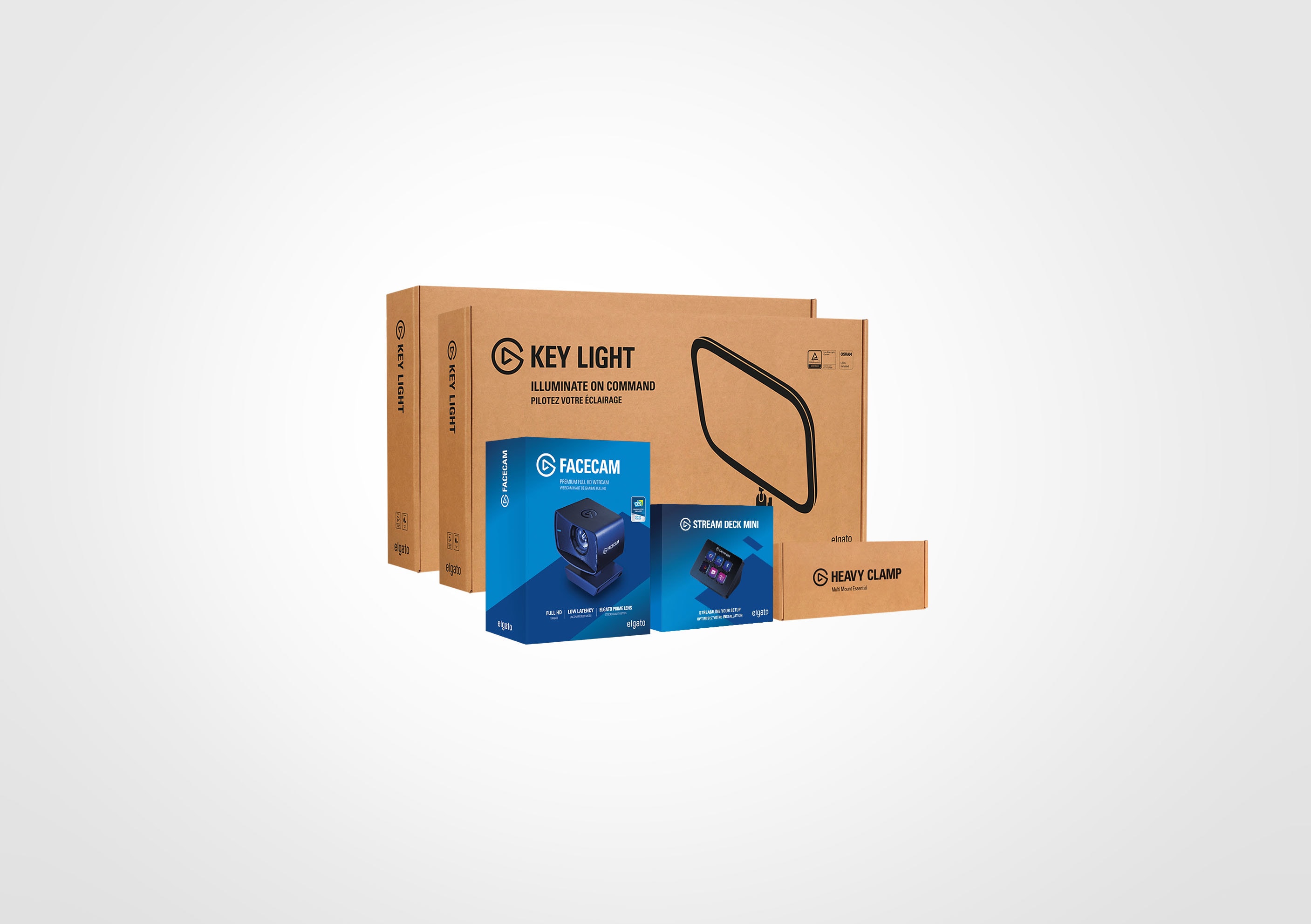 Key Light Duo Bundle - Heavy HD Mini | Elgato